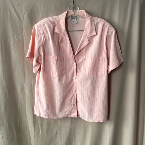 Balkan II by George Georgiou peachy/ Pink Short Sleeve Shirt - Picture 1 of 6
